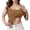 Brown, variant on WHEANG Sleeveless Tops for Women Adjustable Spaghetti Strap Cami Tank Cotton Undershirts Tank Top With In Bra Wire Free Padded Tops for Women Size XXXL White Summer Sales Under $5