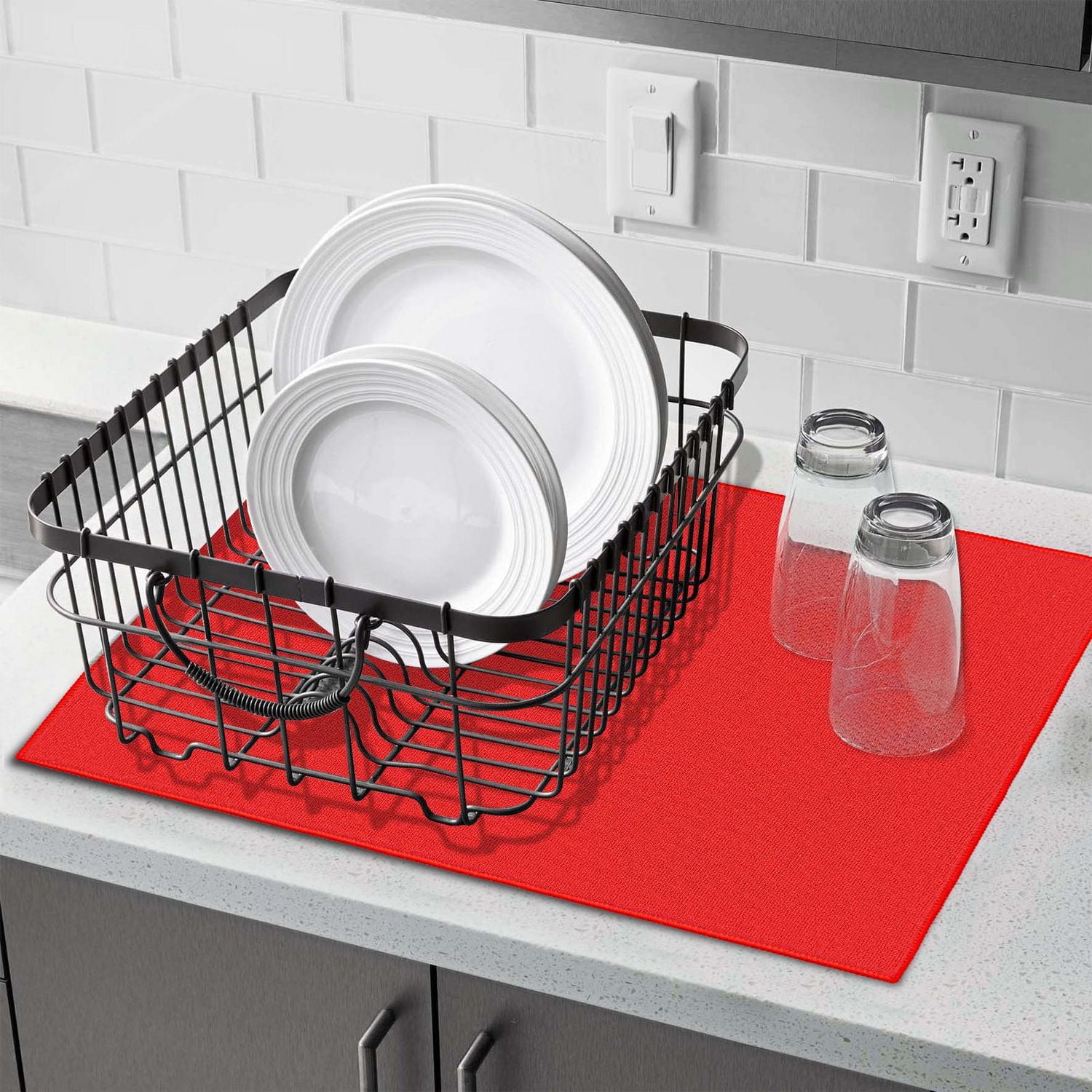 TAPIS DE SÉCHAGE À VAISSELLE