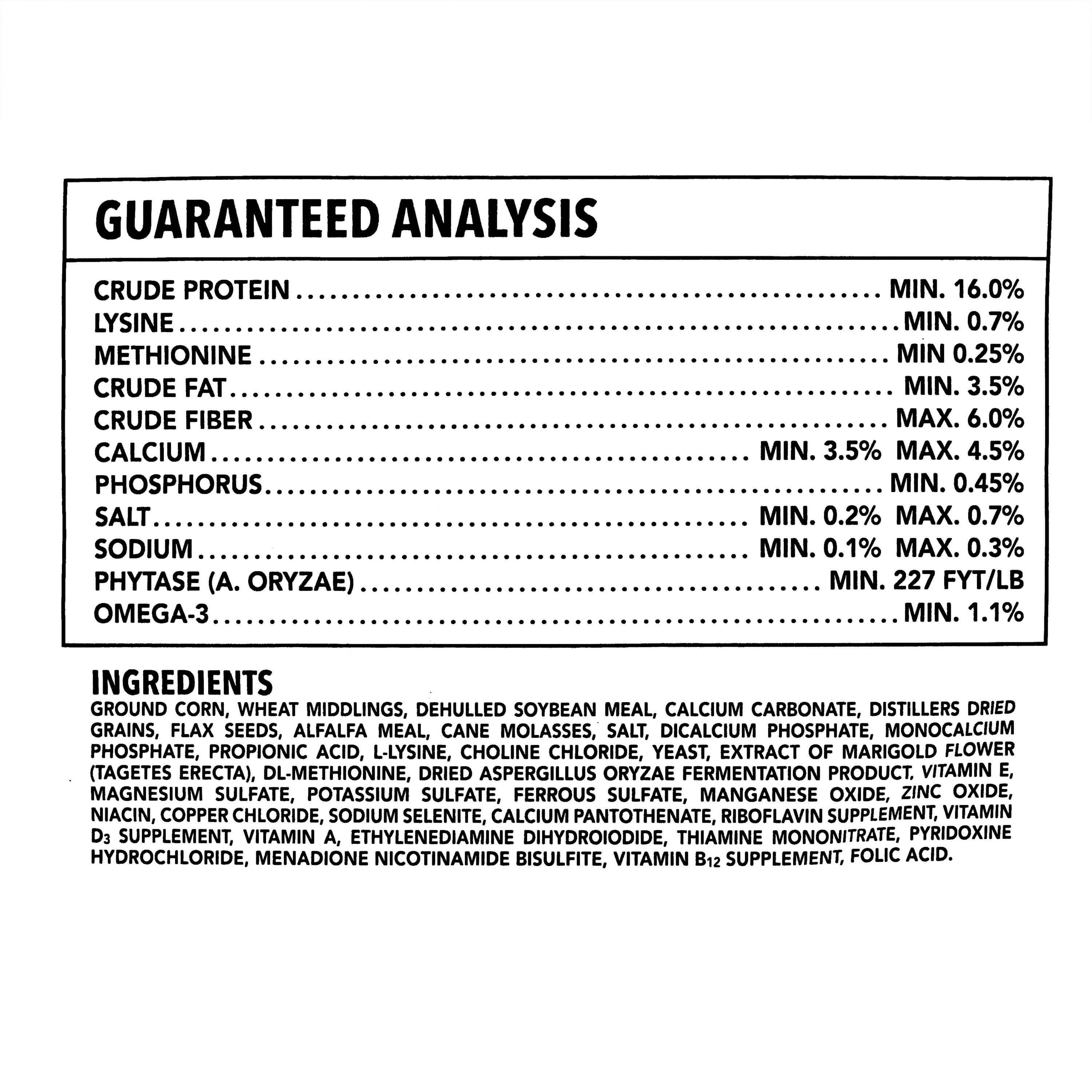 Vibrant Life Omega 3 Egg Layer Crumbles Chicken Feed, 40 lb