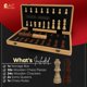 thumbnail image 4 of Juego de ajedrez y damas, plegable, de madera, 2 en 1, 15 cm, 4 of 9