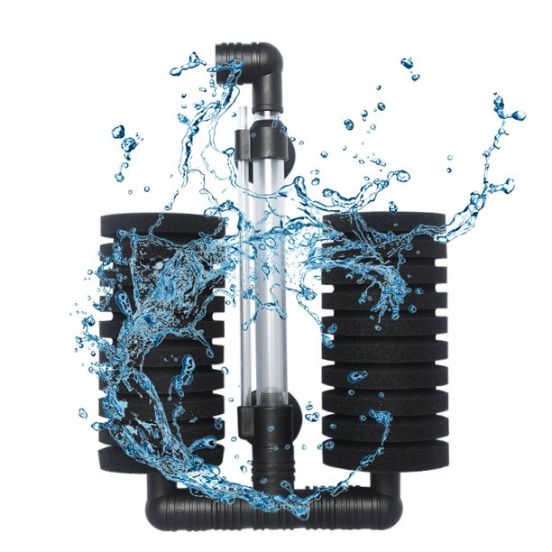 Air Driven Sponge Aquarium Filter Double Biochemical Sponge Ultra Quiet