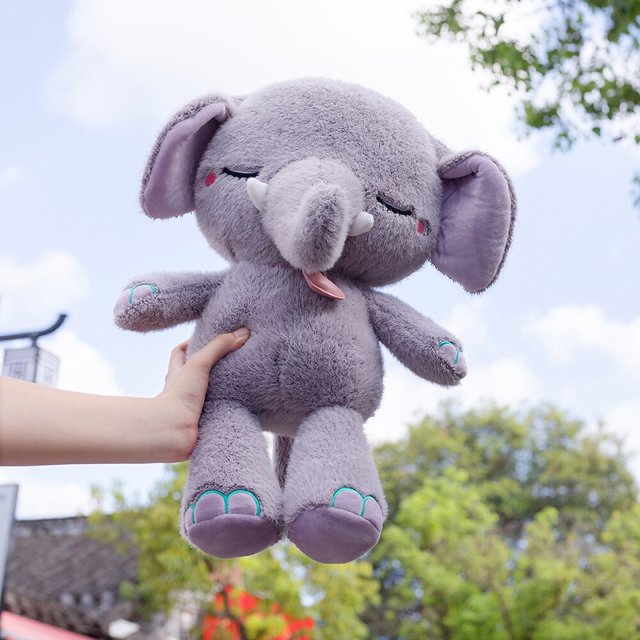 Elephant Peeps Bunny plush toy Stuffed Animals Plushies Cute Rabbit Bear Doll Baby Companion Toy Girls Kids Birthday Gift heqiyong LED