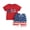 Style13, variant on Toddler Baby Boys 4th of July Shorts Set 3M-5T Embroidery Letters T-shirt and Shorts Summer Outfit for Independece Day