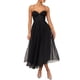 thumbnail image 1 of Vestido de noche sexy de malla con tirantes para mujer - Vestido de fiesta formal con cintura alta - Estilo europeo americano, 1 of 7