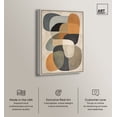 thumbnail image 2 of Ricole 2 Canvas Midcentury Abstract Wall Art by Art Remedy, Silver Frame, 30" x 45", 2 of 7
