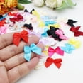thumbnail image 2 of 50/100 piezas de lazos de cinta de satén mixtos de 25 mm, lazos pequeños hechos a mano para manualidades, accesorios navideños DIY, 2 of 5
