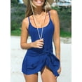 thumbnail image 3 of CUPSHE Women's One Piece Swimsuit Scoop Neck Adjustable Straps Knot Front Bathing Suit, 3 of 5
