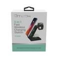 thumbnail image 4 of CJ Tech 15-watt 3-in-1 Qi Fast Wireless Charging Station - Black, 4 of 5