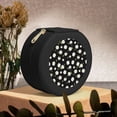thumbnail image 6 of Yiaed Daisies Flowers Print Travel Jewelry Case Bridesmaid Gift Boxes Jewelry Travel Organizer Small Round Jewelry Box Mini Storage-Black, 6 of 7