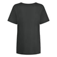 thumbnail image 5 of IROINNID Fashion Womens Tops Round-Neck Short Sleeve Flower Print Casual T- Shirt Blouse Tops Spring, 5 of 9