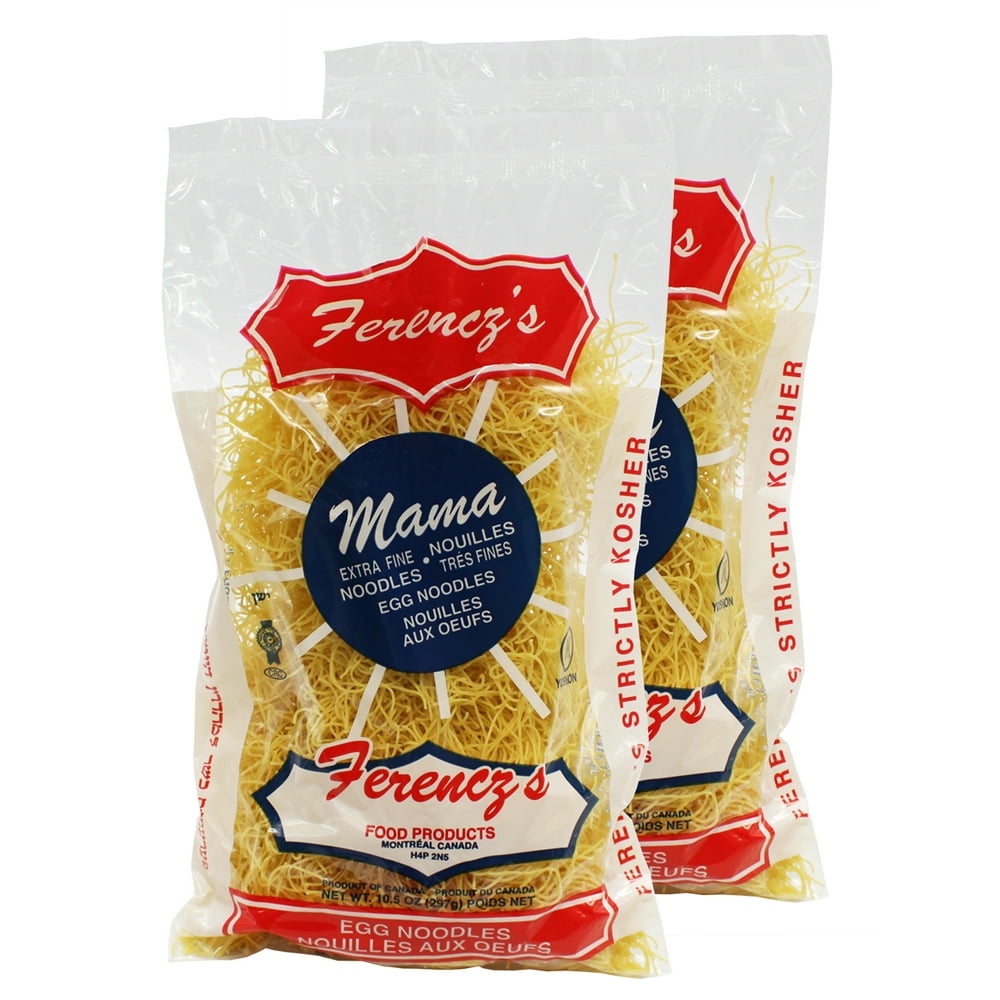 Ferencz's Kosher Extra Fine Egg Noodles 10.5ounce Bags (Pack of 2