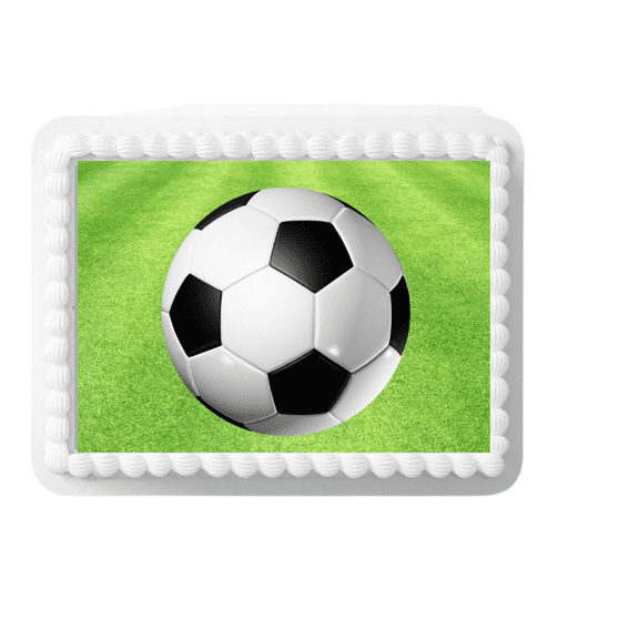 Field Soccer Extra Large Edible Photo Image Cake Decoration