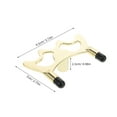 thumbnail image 2 of OUNONA Pool Cue Bridge Stick Golden Copper American Pool Standards 1Pack, 2 of 8