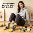 thumbnail image 2 of TELOLY 12Pairs Kids Socks,5-7Years Old Non Slip Socks,Mid-Calf Length Baby Girl Socks,Style2,Xl, 2 of 6