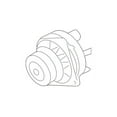 thumbnail image 4 of New Genuine Nissan Pump Assy Water OE 210106KA1A, 4 of 10