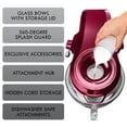 thumbnail image 4 of Kenmore Elite Ovation 5-Qt Stand Mixer, Burgundy, Premium Kitchen Mixer with Durable Design, 4 of 9