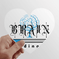 thumbnail image 1 of Brain Tree Root Progress Art Deco Fashion Heart Vinyl Sticker Bicycle Bottle Decal, 1 of 3