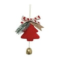 thumbnail image 4 of Christmas Tree Pendant Ornament Xmas Tree Decoration, Handmade Cute with Bowknot Red, 4 of 9
