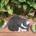 thumbnail image 4 of Hxoliqit Garden Sleeping Cat Statue Garden Collection Resin and Stone Decorative Garden Desk Decorations Mini Ornaments Animal Ornaments Desktop Ornament Cat Ornaments, 4 of 9