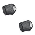 thumbnail image 1 of Scienceny Cubierta protectora de filtro de aire universal, impermeable, a prueba de aceite, a prueba de polvo, tapa de filtros de entrada de aire de alto negro S 2piezas Scienceny CBP089968, 1 of 5