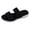 Black, variant on Women's Comfort Flat Sandals Double Buckle Straps Flat Slides
