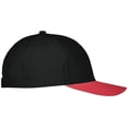 thumbnail image 5 of Augusta OS Rally Cotton Twill Cap Black/Scarlet 6251, 5 of 6