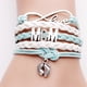 thumbnail image 3 of Pulsera tejida europea y americana, pulsera con colgante de amor, pulsera personalizada para hombres y mujeres, regalo para parejas, pulsera de temperamento de moda, joyería, 3 of 6