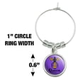 thumbnail image 4 of Queen Bee Wine Glass Charm Drink Marker, 4 of 4