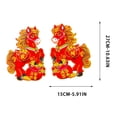 thumbnail image 3 of 2026 Chinese Lunar Wall Calendar, Year of Horse Golden Character Calendar with Auspicious Date Guidance, Thick Curl Free Paper Easy Writing, Decorative Time Planner for Home Office Wall Use, 3 of 6