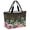 Dark Brown, variant on Spring Pink Roses Beach Bag for Women,Large Breathable Mesh Beach Tote Bag,Pastoral Eucalyptus Leaves Rustic Burlap Sandproof Lightweight Travel Bags for Vacation Picnic Swimming Pool