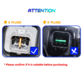 thumbnail image 3 of Titans Motors 2007–2011 Hyundai Accent Halogen Black Housing Headlight Set GS/SE/GLS/SR Left and Right Pair, 3 of 6
