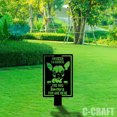 thumbnail image 2 of C-craft Chihuahua Guard Dog on Duty Yard Sign for Enhanced Security Funny Warning Yard Sign Stake, 2 of 4