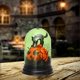 thumbnail image 5 of Lámpara de Halloween con pantalla transparente y diseño de calabaza para bar de interior durante las fiestas. gato verde, 5 of 7