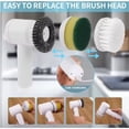 thumbnail image 4 of Multi-function USB rechargeable bathroom rotary washer 4-in-1 electric cleaning brush, 4 of 7