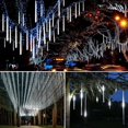 thumbnail image 3 of 10 Tubos De Lumires De Nol En Forme De Mtores - 30 Cm, Blanco Frío 240 Luces Led De Lluvia De Meteoros Luces De Hadas Impermeables Ip44 Iluminación De Decoración De Árboles, 3 of 5