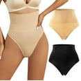 thumbnail image 2 of Pantalones moldeadores de cintura alta para mujer, tanga moldeadora de cintura alta, ropa interior sexy que levanta las caderas y deja los glúteos expuestos, talla grande, 2 of 6