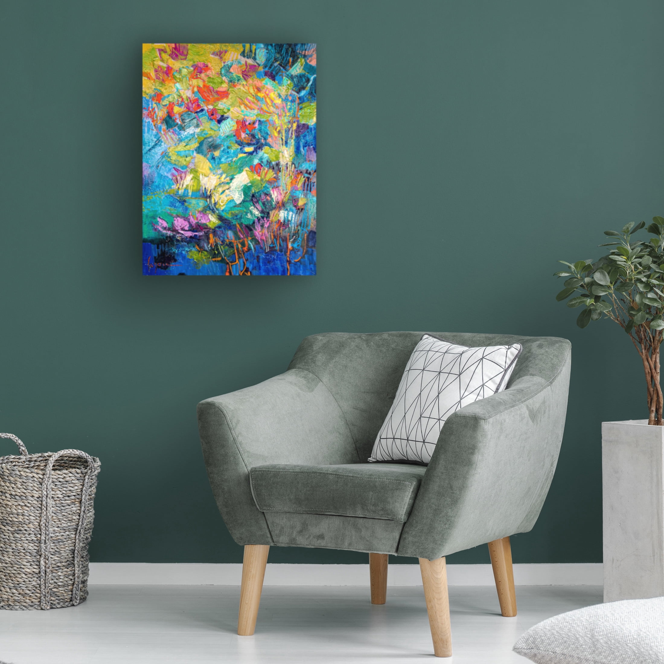 Canvas Wall Art - Dorothy Fagan 'Riverdeliveri' Wall Art for Living Room, Bedroom, or Office D?cor by Trademark Fine Art - 24 x 32 Inches