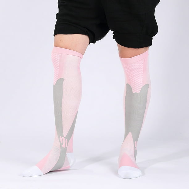 Calcetines de compresión, calcetines deportivos para exteriores, calcetines de compresión de moda, calcetines elásticos para ciclismo