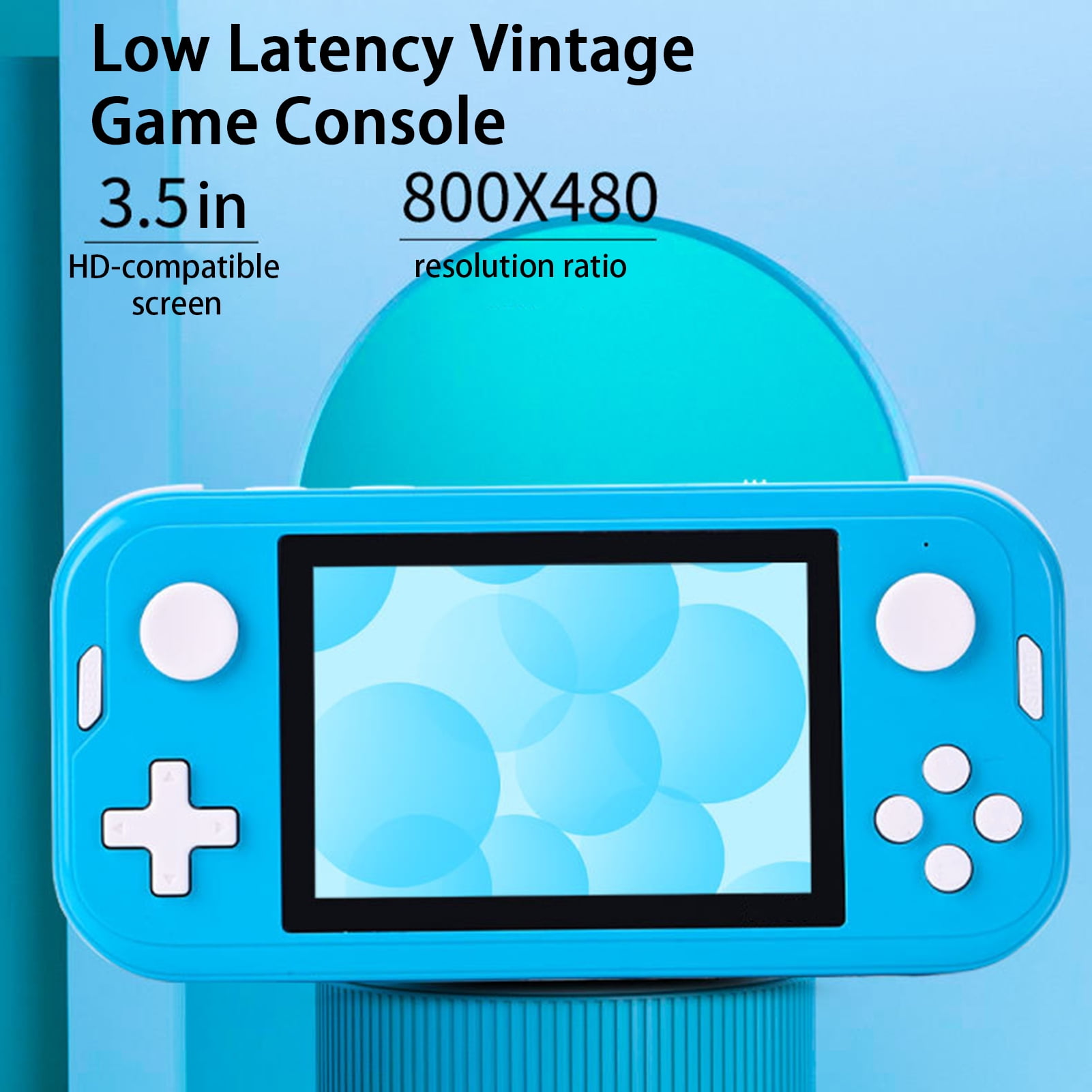 Deyuer Vintage Game Console 3.5 Inch Screen HD-compatible Dual Joystick Control One Click Archive Support TF Card Video Game Console Game Player