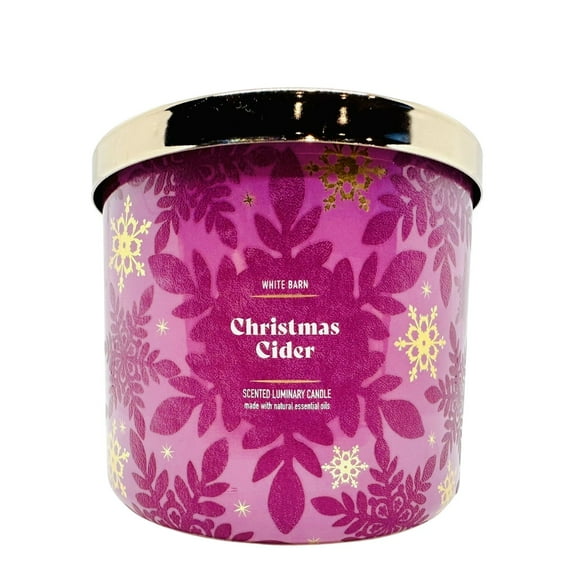 Bath and Body Works Christmas Cider Scented 3-Wick Candle (14.5 OZ / 411 G)