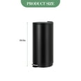 thumbnail image 2 of Ataucjin 8 Gallon Round Trash Can with Soft-Close Lid and Foot Pedal, Compact Kitchen Trash Can with Removable Liner Bucket, Stainless Steel Garbage Bin for Office, Bedroom, 2 of 6