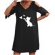 thumbnail image 1 of Vestidos de manga corta con hombros descubiertos y encaje con cuello en V estampado sexy de verano para mujer Fridja bnh5668, 1 of 8