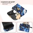 thumbnail image 5 of SCRAWLGOD Camouflage Print Blue Black Small Crossbody Bag for Women PU Leather Phone Purse with Metal Hook Lightweight Stain Resistant Crossbody Handbags with Metal Buckle, 5 of 7