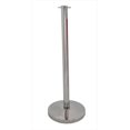 thumbnail image 1 of VIP Crowd Control 1612 12 in. Domed Base Economy Mirror Stainless Steel Post with Flat Post Ring, 1 of 1