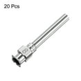 thumbnail image 3 of Uxcell 20 piezas 8G agujas de dispensación de acero inoxidable, tubo de aguja de pegamento de 1" punta roma, 3 of 7