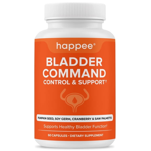 Bladder Control Pills for Women & Men – Bladder Control Supplement with Pumpkin Seed Extract, Cranberry & Herbal Blend – 60 Capsules