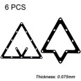 thumbnail image 2 of Billiard Ball Rack, 6pcs Triangle Ball Rack Pool Table Ball Holder Positioning Rack Billiard Accessory Magic Pool Rack, 2 of 7