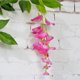 thumbnail image 3 of Pieza de flores artificiales, guirnalda de glicinas de seda, vid artificial, flor de seda de ratán para el hogar, jardín, ceremonia al aire libre, arco de boda, decoración floral, 3 of 6