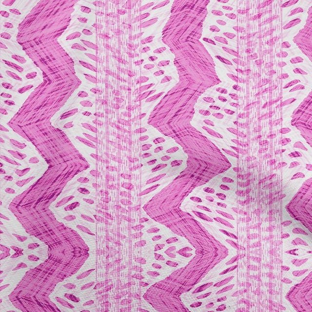 oneOone Georgette Viscose Pink Fabric Animal Skin Sewing Craft Projects Fabric Prints By Yard 42 Inch Wide