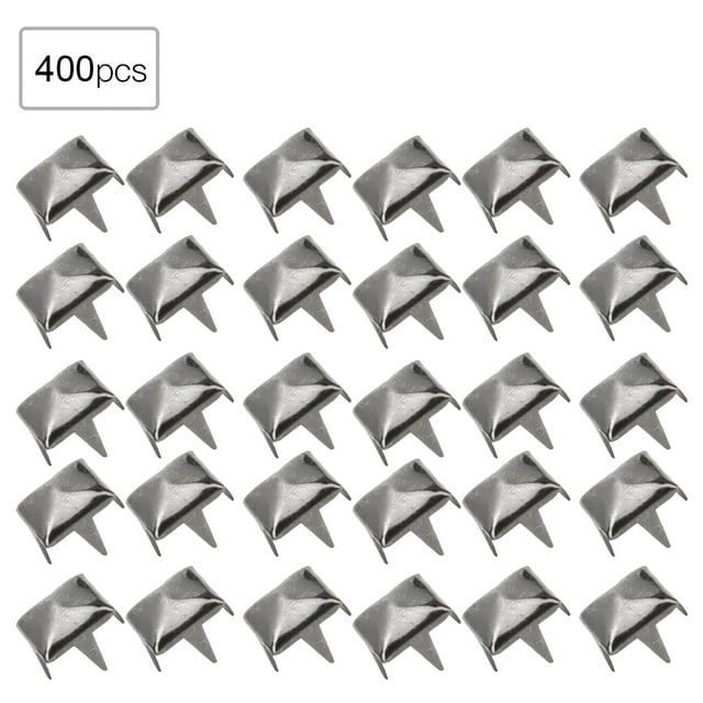 400 Sets Brass Rivets 4MM to 7MM for DIY Leathercraft, Exquisite Craftsmanship, Enough for Your Project, Gold, Bronze, for Belts, Coats, Shirts, Rivets with Tool Kit
